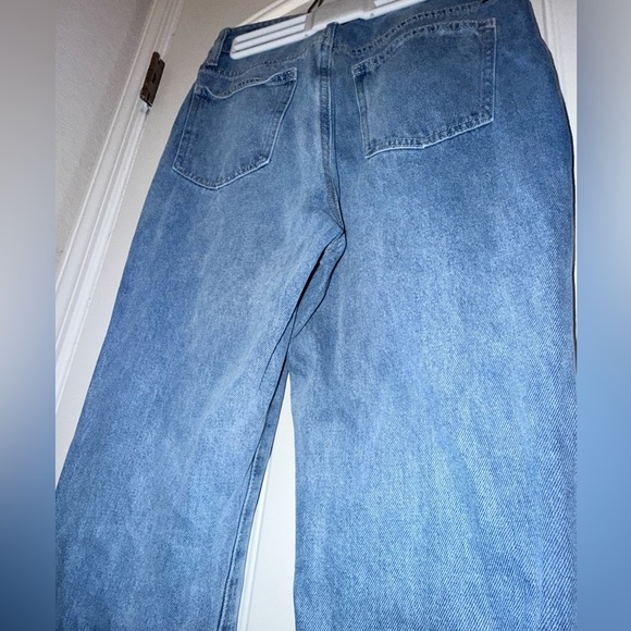 Simple Society Bandana Patchwork Jeans Women's 7/28 High Rise Distressed - Picture 10 of 14